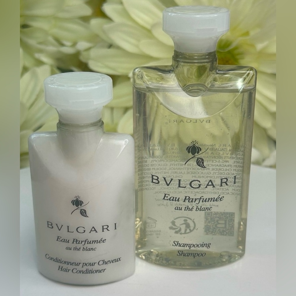 Bvlgari - Eau Parfumée au Thé Blanc | Travel Shampoo & Conditioner Set - New